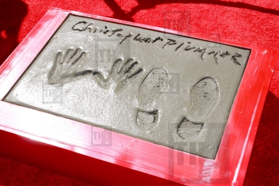 Christopher Plummer's Hand and Footprints