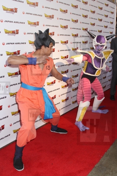 Goku cosplayer, Freeza cosplayer 