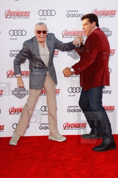 Stan Lee and Lou Ferrigno