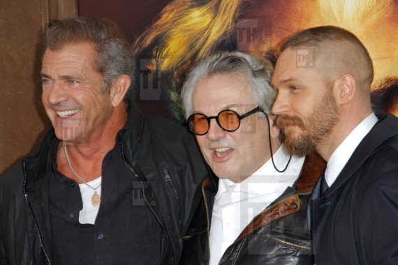 Mel Gibson, George Miller and Tom Hardy