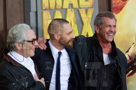 George Miller, Tom Hardy and Mel Gibson