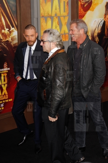 Tom Hardy, George Miller and Mel Gibson
