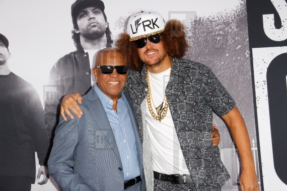 Berry Gordy and Rapper Red Foo