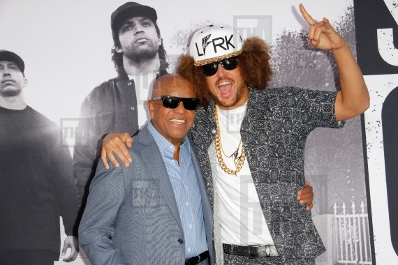 Berry Gordy and Rapper Red Foo