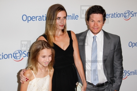 Rhea Durham and Mark Wahlberg with daughter Ella