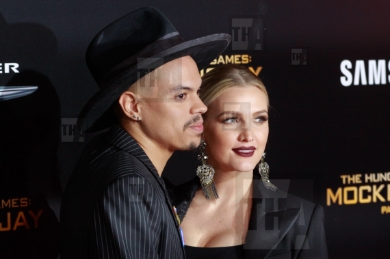 Evan Ross and wife Ashlee Simpson
