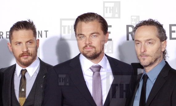 Tom Hardy, Leonardo DiCaprio and Emmanuel Lubezki