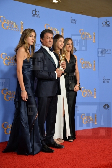 Sylvester Stallone & Daughters