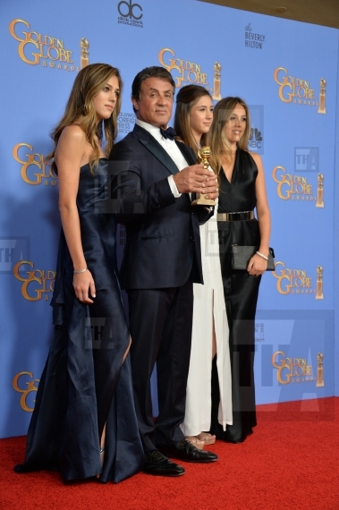 Sylvester Stallone & Daughters