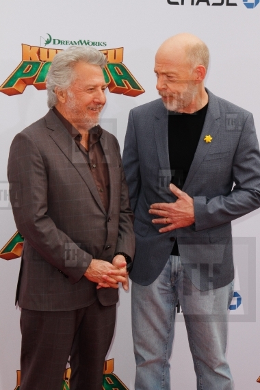 Dustin Hoffman and J. K. Simmons