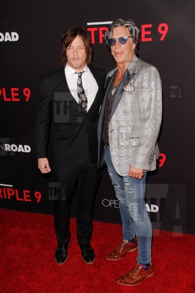 Norman Reedus and Mickey Rourke