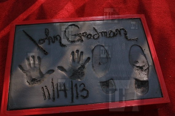 John Goodman Handprint and Footprint Ceremony