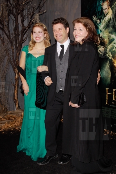 Sean Astin, wife Christine Astin and daughter Alexandra Astin