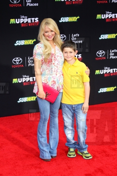 Charlotte Ross and son