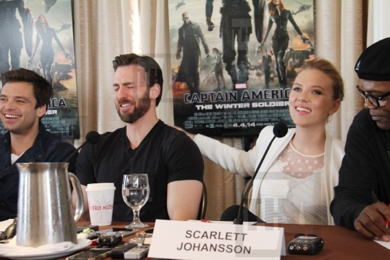 Sebastian Stan, Chris Evans, Scarlett Johanss