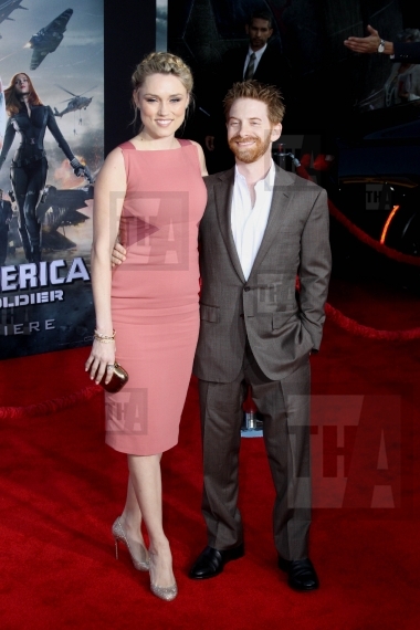 Clare Grant and husband Seth Green