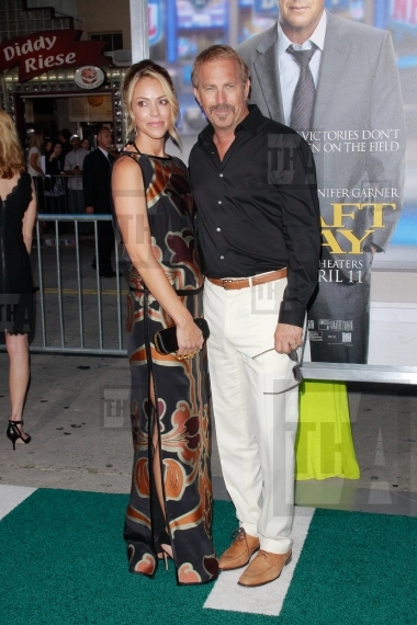 Kevin Costner and wife Christine Baumgartner