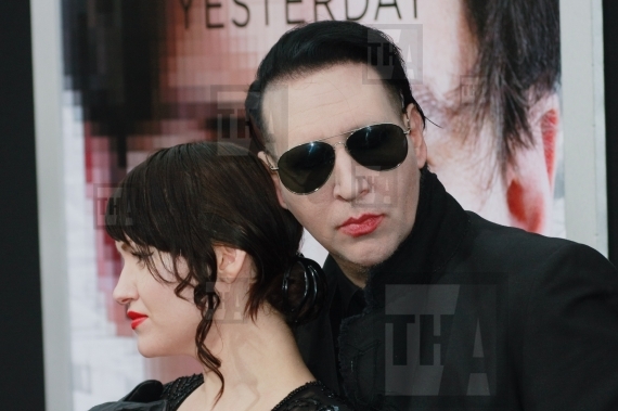 Marilyn Manson and Lindsay Usich