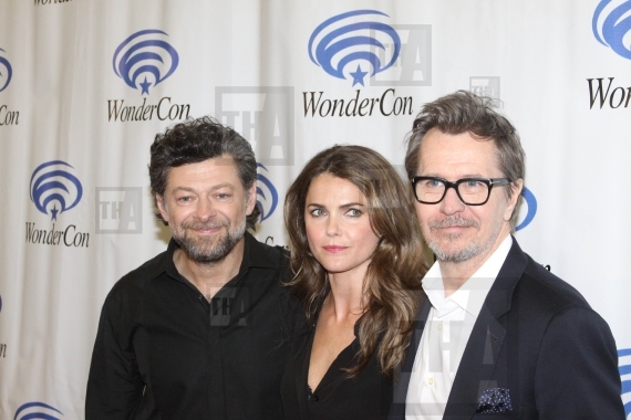 Andy Serkis, Keri Russell and Gary Oldman