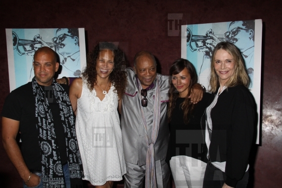Quincy Jones III, Martina Jones, Quincy Jones, Rashida Jones, Peggy Lipton