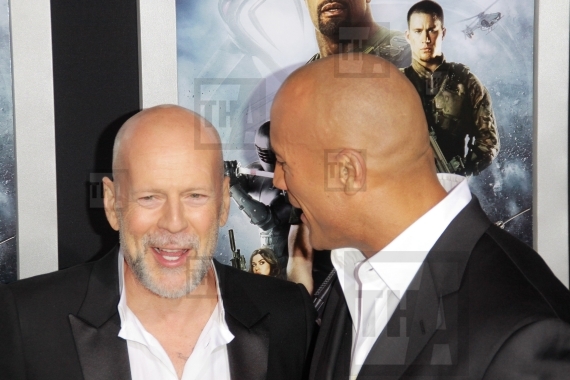 Bruce Willis and Dwayne Johnson