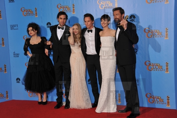 Helena Bonham-Carter & Sacha Baron Cohen & Amanda Seyfried & Eddie Redmayne & Anne Hathaway & Hugh Jackman