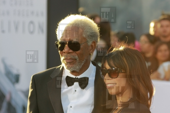 Morgan Freeman and daughter Morgana Freeman