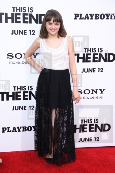 Joey King 
06/03/2013 "This Is The End"