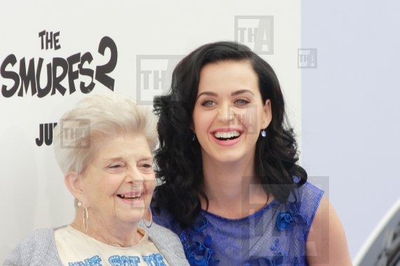 Katy Perry and Grandmother Ann Hudson