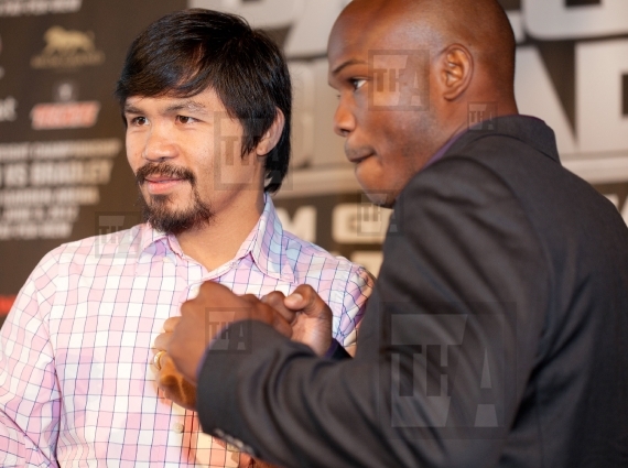 Manny Pacquiao and Timothy Bradley