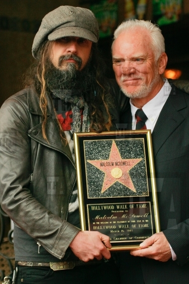 Rob Zombie and Malcolm McDowell