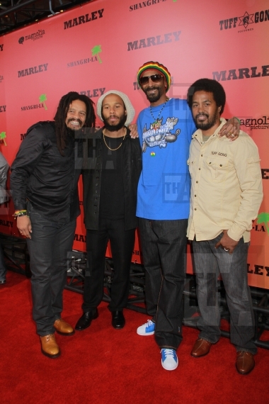 Snoop Dogg, Ziggy Marley, Rohan Marley, 