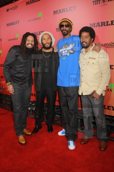 Snoop Dogg, Ziggy Marley, Rohan Marley, 