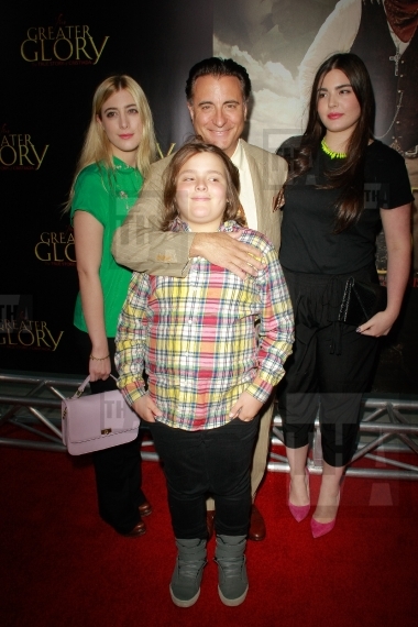 Andy Garcia and family