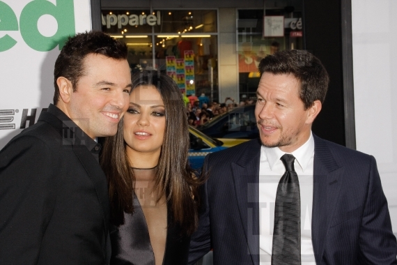 Seth MacFarlane, Mila Kunis and Mark Wahlberg