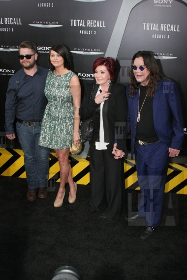 Jack Osbourne, Lisa Osbourne, Sharon Osbourne and Ozzy Osbourne