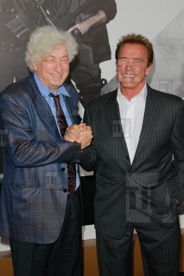 Producer Avi Lerner and Arnold Schwarzenegger