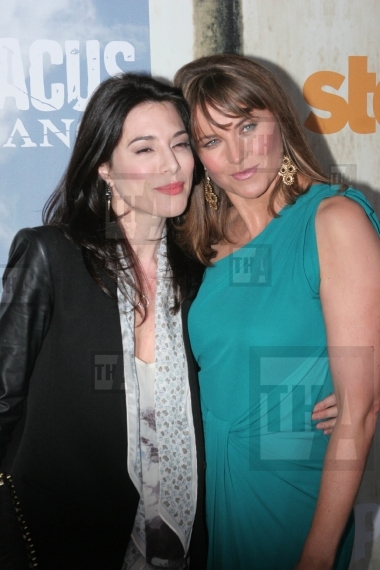 Jaime Murray and Lucy Lawless