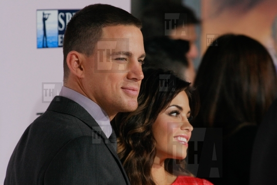 Channing Tatum and his wife Jenna Dewa