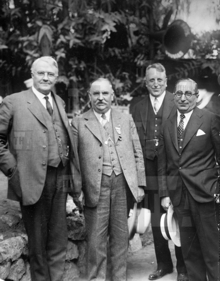 Harry Chandler, Governor Friend Richardson, William Randolph Hea