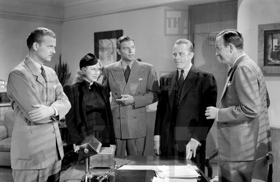 Anderson Lawler, Gloria Blondell, Ronald Reagan, Dick Purcell, A