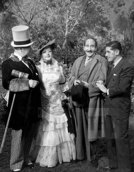 W C Fields, Catherine Doucet, Adolphe Menjou, director A Edward Sutherland