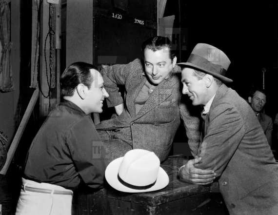 George Raft, Gary Cooper, director Lewis Milestone