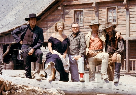 Henry Fonda, Claudia Cardinale, Sergio Leone, Charles Bronson, Jason Robards