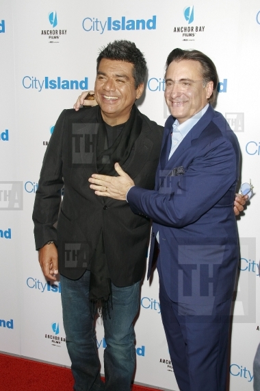 George Lopez and Andy Garcia