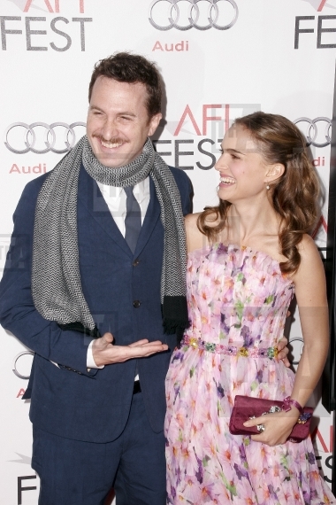 Director Darren Aronofsky and Natalie Portman