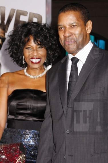 Denzel Washington with wife Pauletta