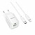Hoco C149A U+C 30W + Type-C to Lightning White