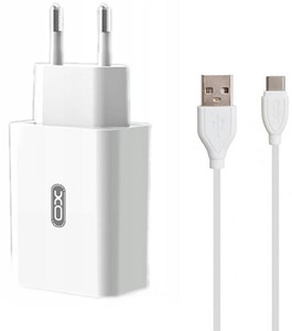 XO L36 1USB 3A 18W QC 3.0 + Lightning Cable White