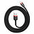 Baseus Cafule Cable Lightning 2.4A 1m Red/Black (CALKLF-B19)